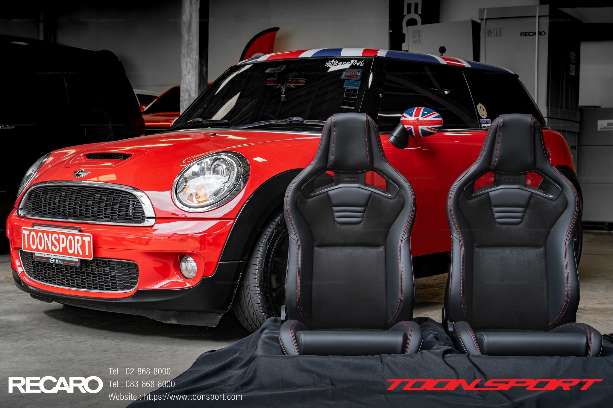 MINI COOPER S | แต่งเบาะ RECARO SPAZIAL