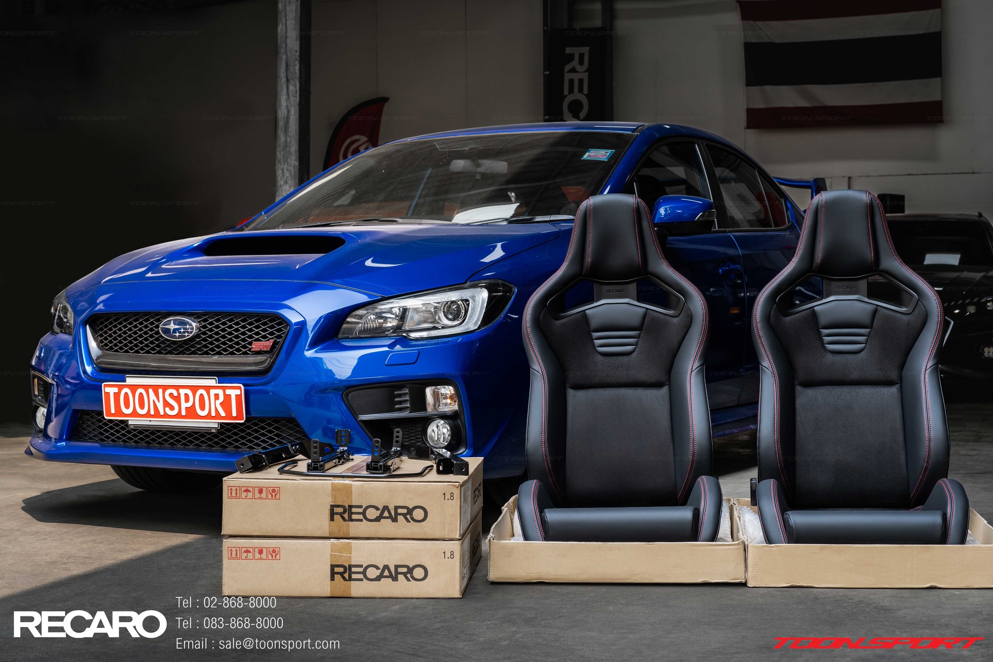 SUBARU WRX STI | แต่งเบาะ RECARO CS SpeZial Edition