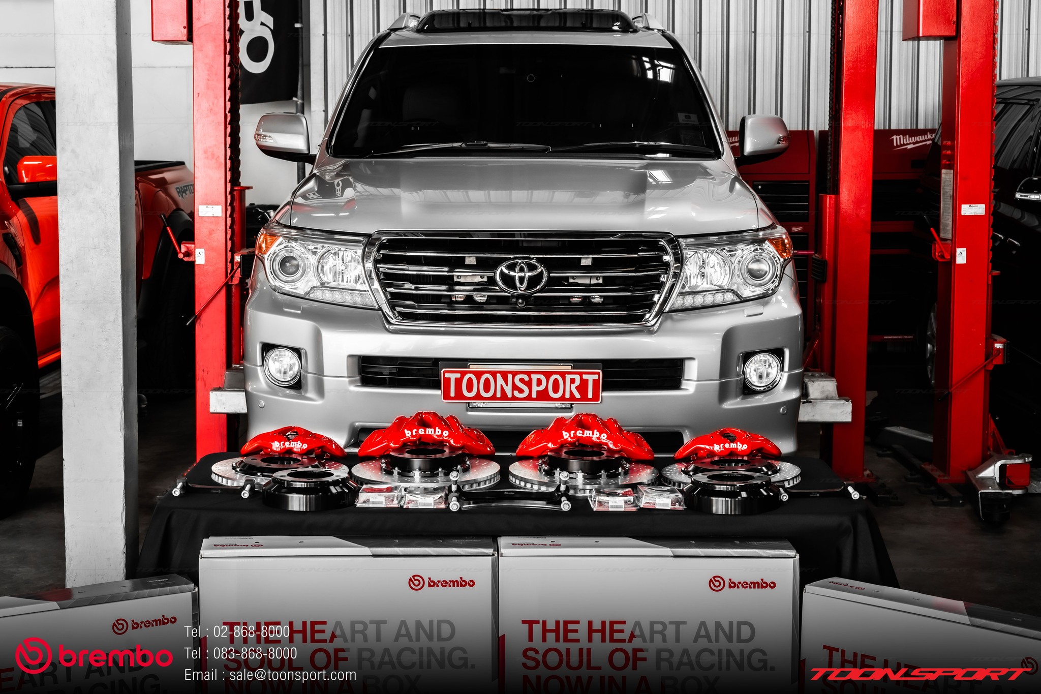 TOYOTALandCruiser | เพิ่มพลังไปกับเบรค BREMBO BM6 RED