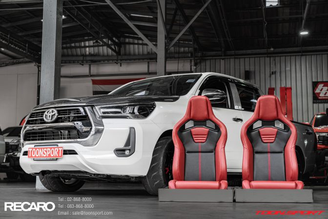 TOYOTA HILUX REVO | ใส่เบาะไฟฟ้า Recaro Cross Sportster LL210H