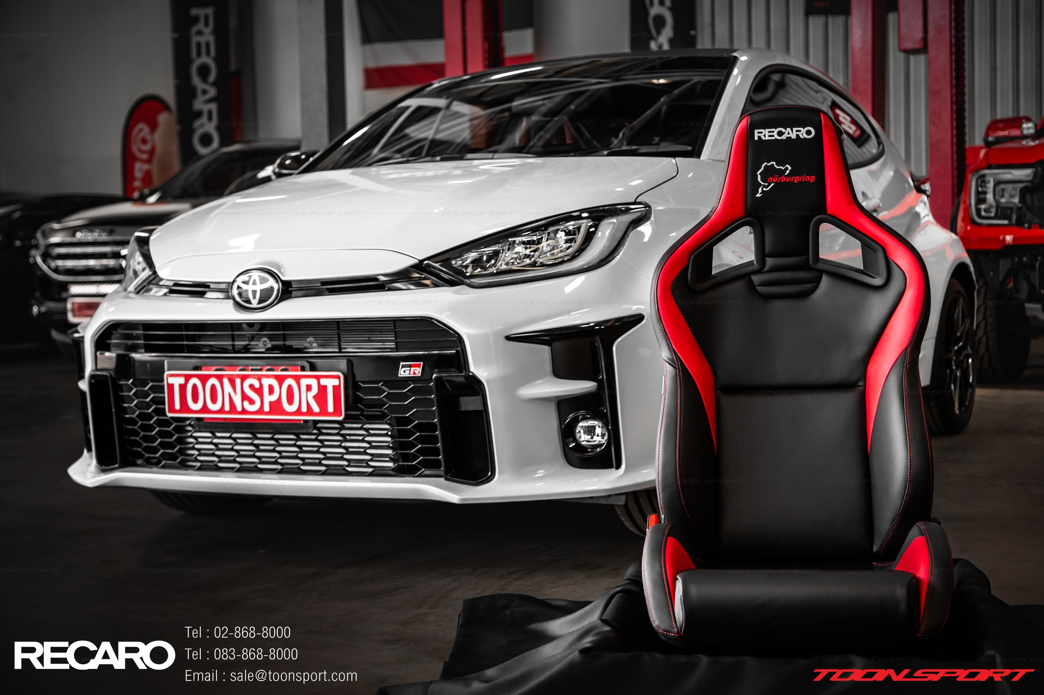 TOYOTA YARIS GR | แต่งเบาะ Recaro Sportster CS NÜRBURGRING