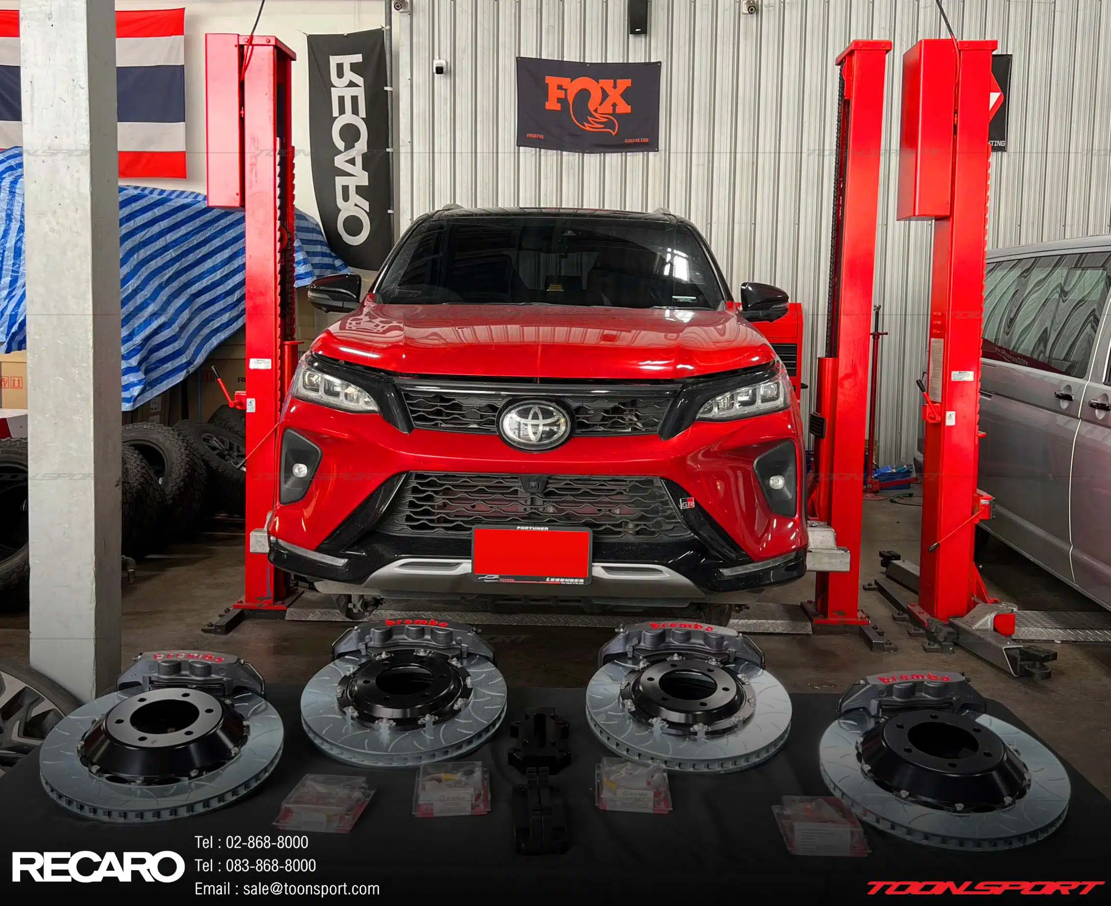 Toyota Fortuner | เสริมชุดแต่งกับเบรค BREMBO GTS