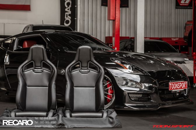 NISSAN 350Z | แต่งเบาะ Recaro Artificial leather